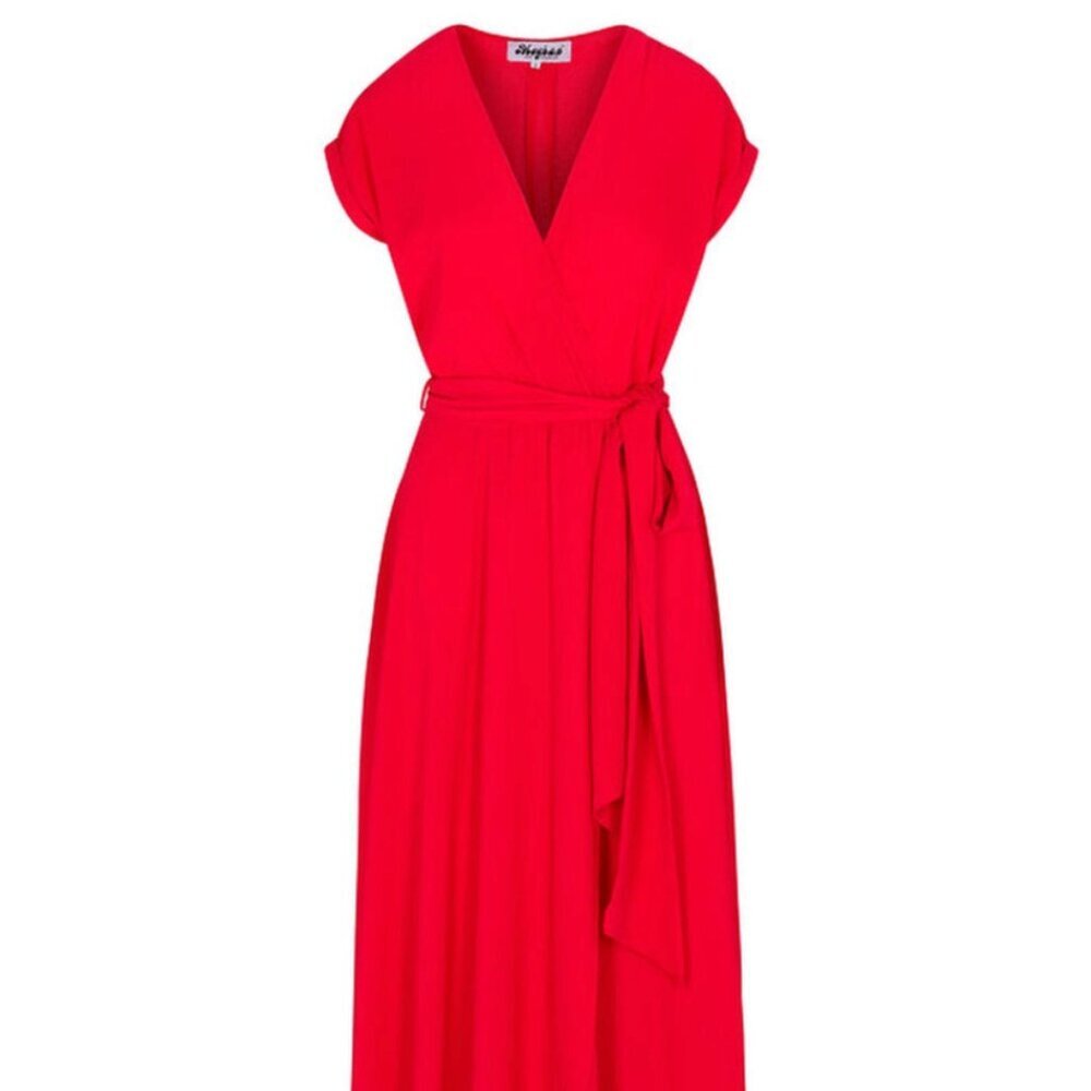 NWT Meghan Fabulous Cherry red jasmine Maxi Dress XXL